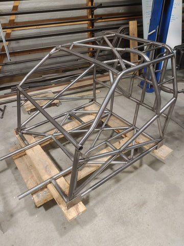 BENT & NOTCHED 25.3/25.2 roll cage 79-93 Mustang