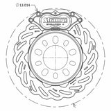 Strange Evolution Dynamic Drive Mount Rear Brake Kit For Late Big Ford / Torino Housing End