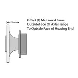 Strange Evolution Dynamic Drive Mount Rear Brake Kit For Late Big Ford / Torino Housing End